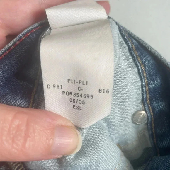 Tommy Hilfiger Low Rise Bootcut Y2K Trendy Dark Wash Jeans Plus Size 14 2006 093 - Picture 11 of 11